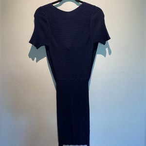 Large Oliviaceous navy blue dress